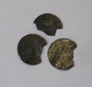 Group of late Anglo Saxon Pennies (3) Edward the confessor Sovereign Penny, Edward the Confessor