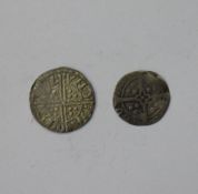 Henry V (1413-1422) Penny, York, class F. Mullet and Trefoil eitherside of the crown, good