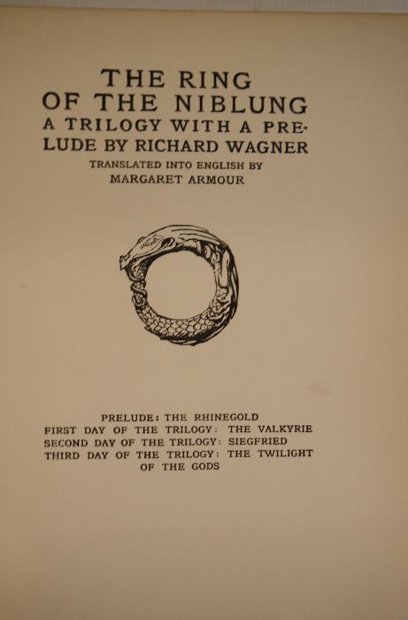 Rackham, Arthur (ills)  "The Rhinegold and the Valkyrie by Richard Wagner", translated by Margaret - Image 3 of 13