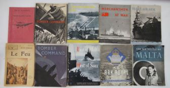 Militaria Bomber Command magazine and various naval magazines to include "Merchant Men at War", "Ark