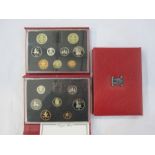 1987-1990 All deluxe proof sets (4)