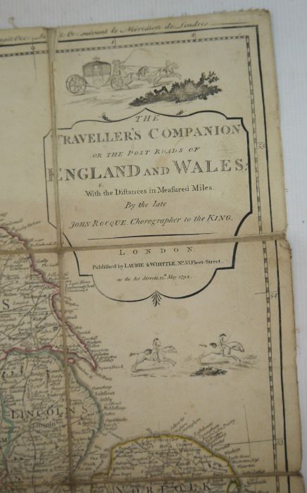 Roque J " The Traveller's Companion or the Post Roads of England and Wales by the late John Roque" - Image 3 of 4