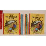 Herge "The Adventures of Tin-Tin - The Calculus Affair", 2 copies, pictorial boards, small folio and
