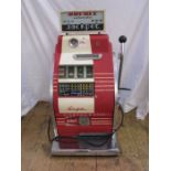 Retro Sega Diamond 3 Star slot machine. In working order and keys included. Works on 10p (1950-1970)