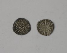 Richard II (1377-1399) Half Penny Intermediate style London no marks on breast (1) Richard II (