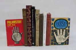 Large collection on books on palmistry hand-reading, to include:- Phanos  "Guide to Hand-Reading",