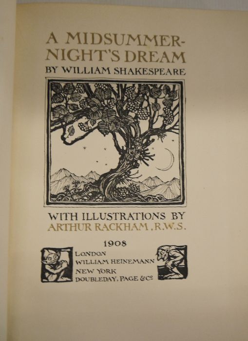 Rackham, Arthur "A Midsummer Nights Dream by William Shakespeare", William Heinemann and Double - Image 11 of 13