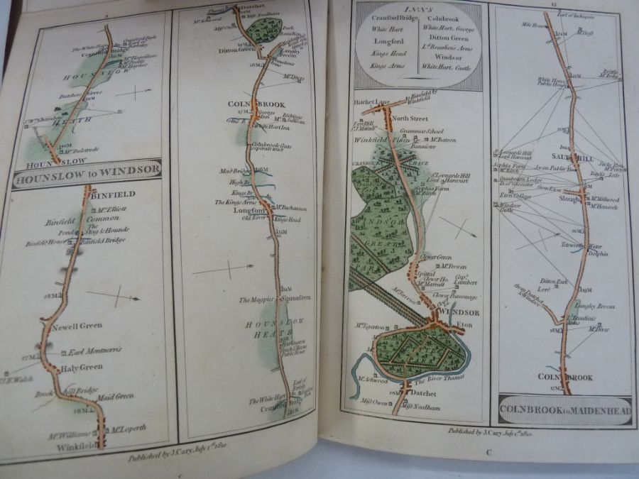 Mogg, Edward "Paterson's Roads ... Direct and Principal Cross Roads in England and Wales with part - Image 6 of 8