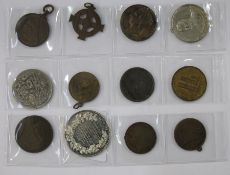 Group of Tokens and Medals (12) To include, British & Foreign Sailors Society,1887 Metropolitan