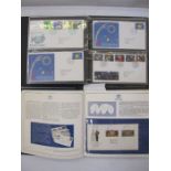 Two albums of first day covers, GB from 1990 to 1993, all with typewritten addresses, with some