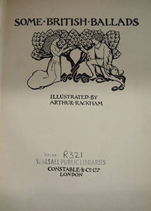 Rackham, Arthur "Gullivers Travels", Dent & Co and E P Dutton & Co 1909, colour frontis with - Image 13 of 15