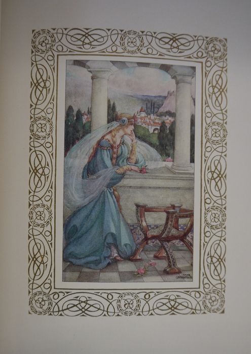 Balfour, Ronald (ills)  "The Rubyaiat of Omar Khayyam", London, Constable & Company 1930, colour and - Image 14 of 14