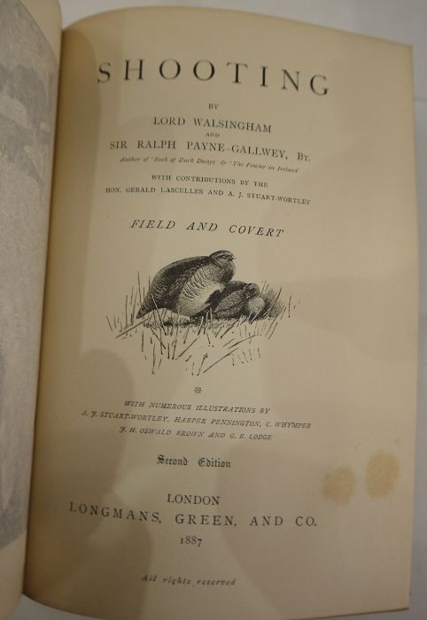 "The Encyclopaedia of Sport", 2 vols, Lawrence & Bullen 1897, numerous illustrations, plates, - Image 9 of 20