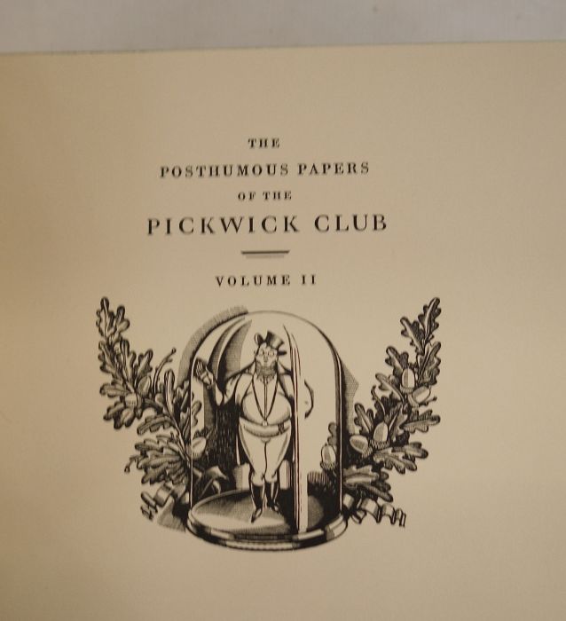 Austen, John  "The Posthumous Papers of the Pickwick Club by Charles Dickens", 2 vols, Oxford, - Image 7 of 14