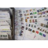 Box of approx. 100 FDC's decimal and LDS, addressed and blank. Including 2021 Paralympic Gold