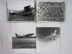 Collection of various 20th Century commercial and military aircraft photographs and postcards