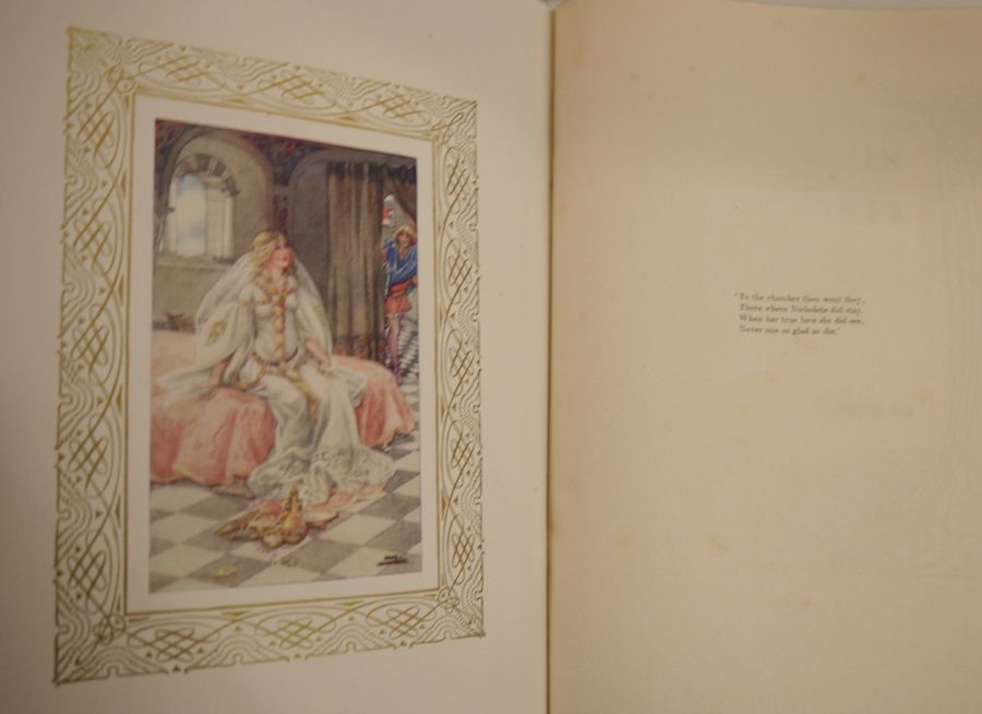Balfour, Ronald (ills)  "The Rubyaiat of Omar Khayyam", London, Constable & Company 1930, colour and - Image 12 of 14