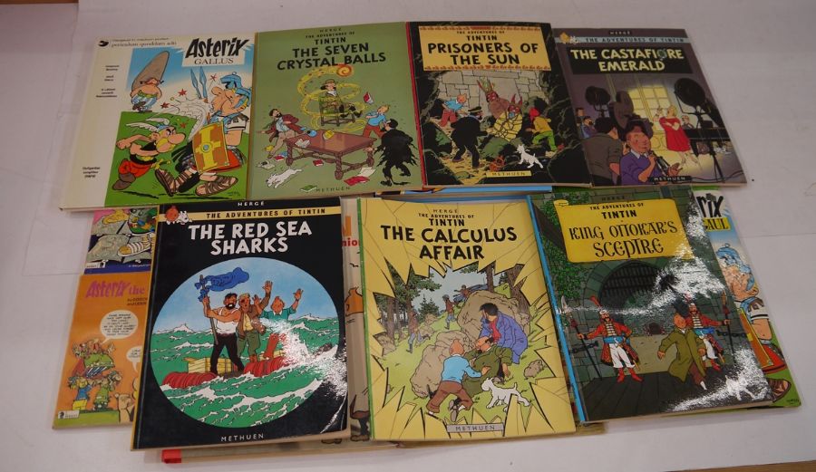 Herge "The Adventures of Tin-Tin - The Calculus Affair", 2 copies, pictorial boards, small folio and - Image 3 of 3