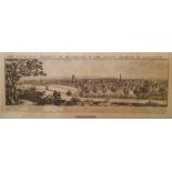 After S & N Buck Engraving "The South West Prospect of Manchester in the County of Palatine of