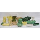 Large collection of Sylvac flower vases and dishes, mid 20th century and later. impressed marks,