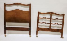 Two single bed head and footboards