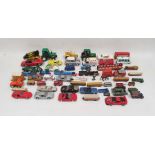 Assorted diecast cars to include Connaught 2l G.Prix No.8 car, Dinky Toys 480 Bedford van,