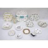 Collection of Midwinter dinnerwares, mid century, printed with impressed marks, including a Cuban