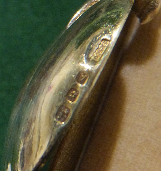 Victorian silver pickle fork, Sheffield 1891, a small silver shoe lift, Sheffield 1931, an Edwardian - Image 7 of 7