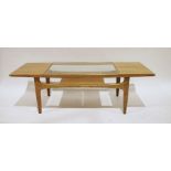 Mid-century modern G-Plan 'Long John' coffee table, 137cm long