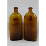 Pair of 1880's Warners Safe Cure London glass bottles Condition ReportBoth bottles appear to be in
