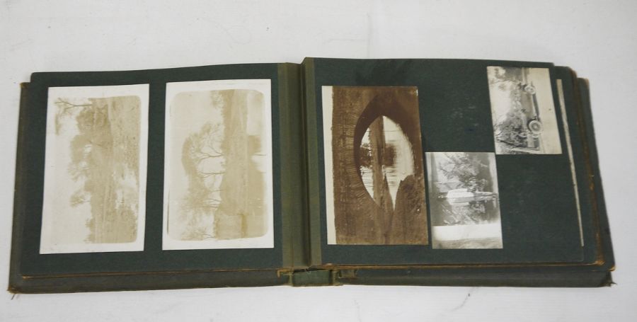 Photograph album and contents of black and white vintage photographs to include figures on - Image 3 of 4