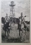 After Endre Veszpremi (1925-) Etching Titled lower left and signed lower right, image size 28cm x