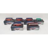 Six boxed Atlas Editions coaches/buses from the Classic Coaches Collection (6)