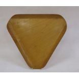 Hille London plywood tray, triangular