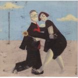 Angela Smyth Limited edition colour print "A Time to Dance", signed and dated 14/50, 24.5cm square