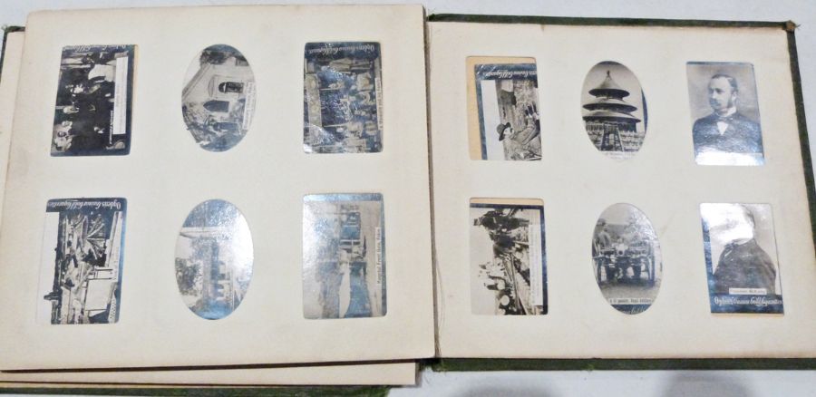 Ogdens album and contents of black and white cigarette cards, of military figures, scenes from the - Image 3 of 4