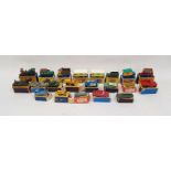 Assorted boxed Lesney Matchbox series vehicles to include Lesney No.23 trailer caravan in yellow,