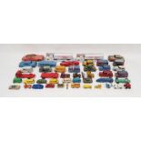 Bachmann 4585 locomotive and carriages, a Bachmann goods carriage 00 gauge, a Hornby carriage and