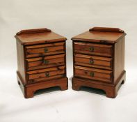 Pair of modern pine Rosedale bedside cabinets (2)