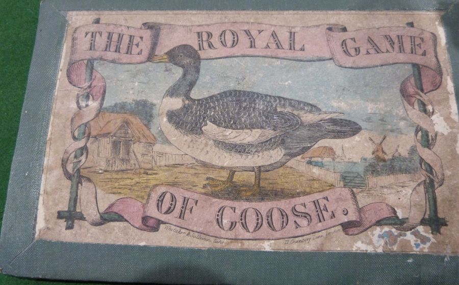 Vintage games to include The Royal Game of Goose, Nouvelles Metamorphoses cards, vintage German - Image 4 of 4