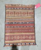 Small Persian-type red ground rug, 70cm x 52cm