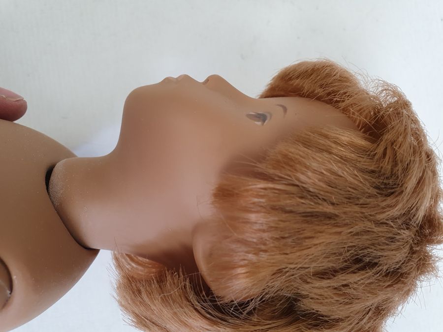 Sasha doll in tubular case, possibly 'Redhead Gregory' Condition ReportHair is stable. No major - Image 4 of 15