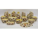 Large collection of Sylvac Pebble pattern vases, dishes, planters and other wares, impressed