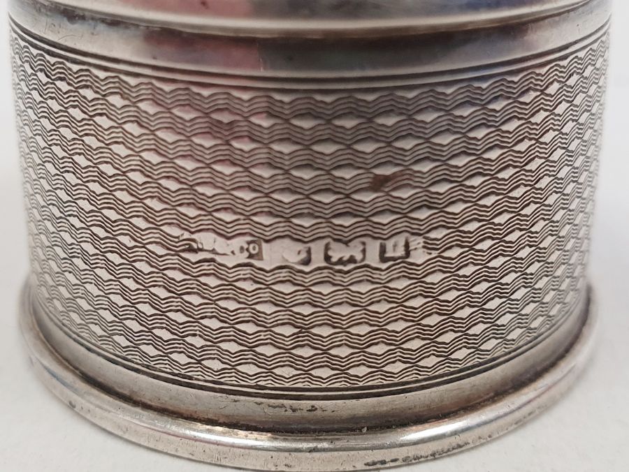 Sterling silver child's cup, monogram engraved and footed, 2ozt approx. and three various silver - Image 4 of 5