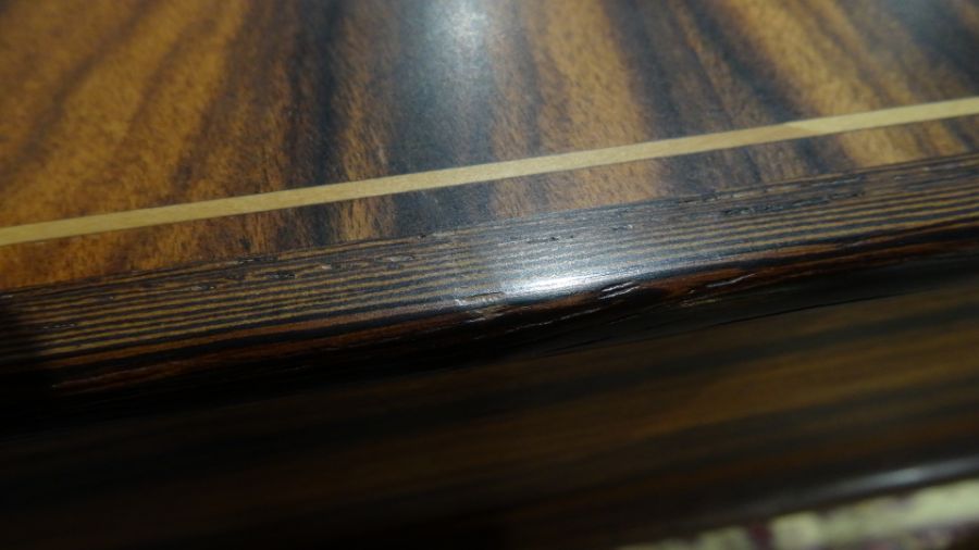 *** Withdrawn *** Alexander King studios santos rosewood and sycamore inlaid classical inspired - Image 2 of 3