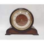 20th century Bentima mantel clock with Arabic numerals to the dial