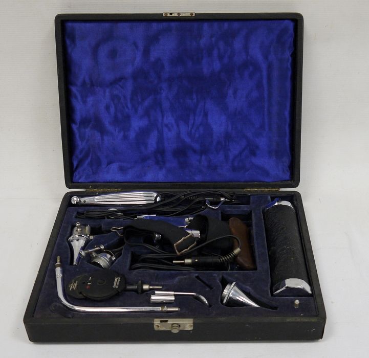 Gowlland ophthalmoscope with case