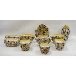 Large collection of Sylvac Pebble pattern vases, dishes, planters and other wares, impressed