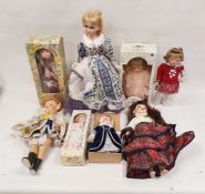 Boyds Collection Ltd boxed doll, a Knightsbridge Collection doll, a Leonardo Collection doll and