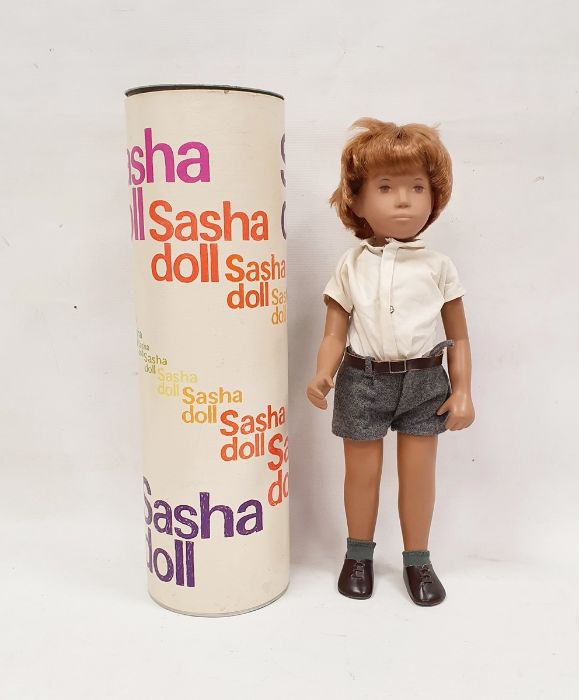 Sasha doll in tubular case, possibly 'Redhead Gregory' Condition ReportHair is stable. No major